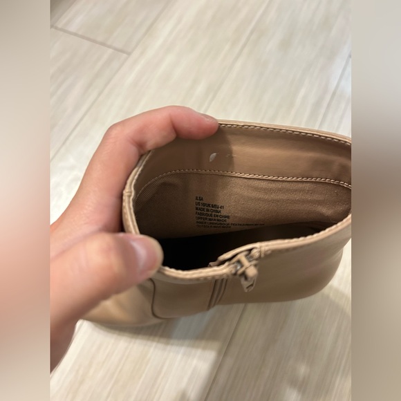 Like New JF Nude Block Heel Boots - Picture 8 of 10